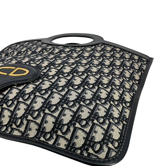 Christian Dior Oblique Fold Over Clutch - Picture 7 of 12